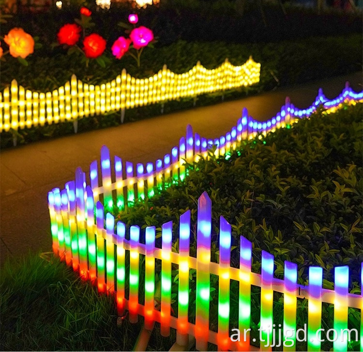 Solar Fence Lights Bright